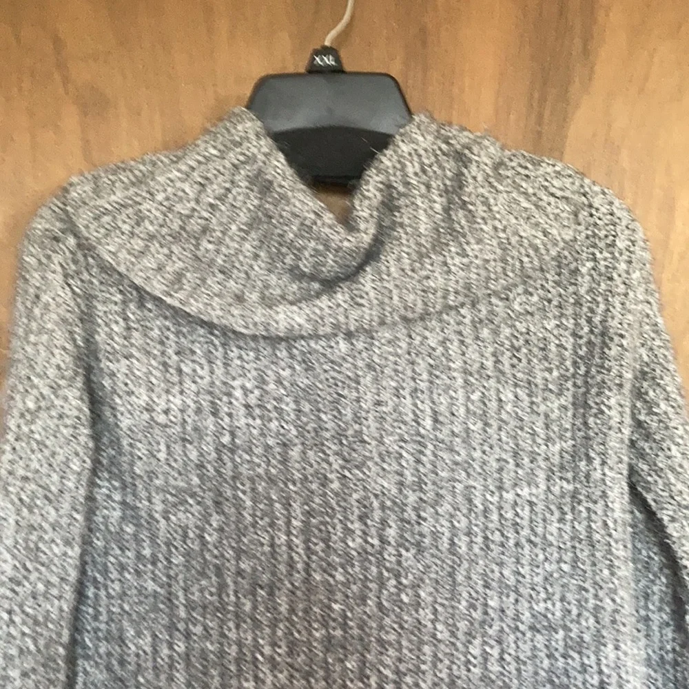 Last Call❌🌹$22ifbundle2 Premise soft cowlneck ribbed grey sweater w stretch  XS - Picture 14 of 14